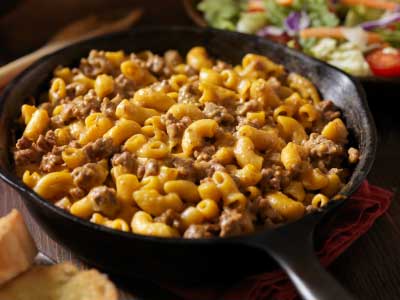 Cheese Burger Pasta Recipe