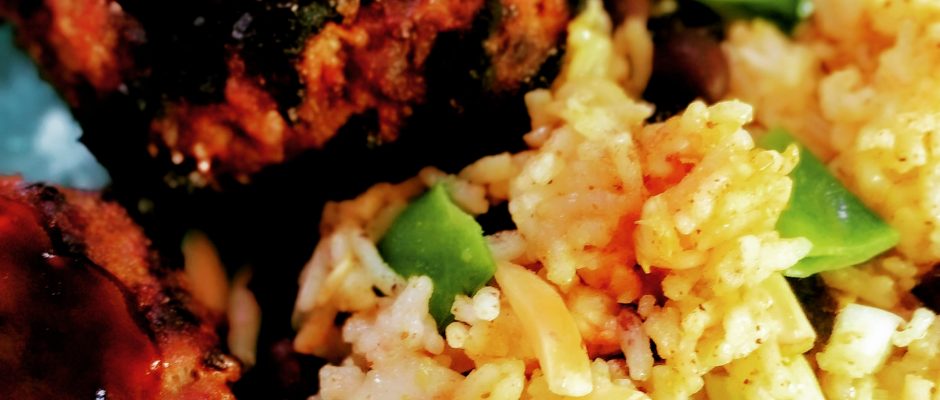 Curried Rice Recipe - Chicken Beef Shrimp or Veggie - Your Pick