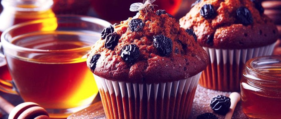 Tasty Old Fashioned Oat and Honey Bran Muffins Recipe