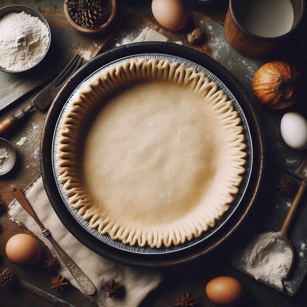 No Roll Easy Pat in Pastry Recipe 1 shell