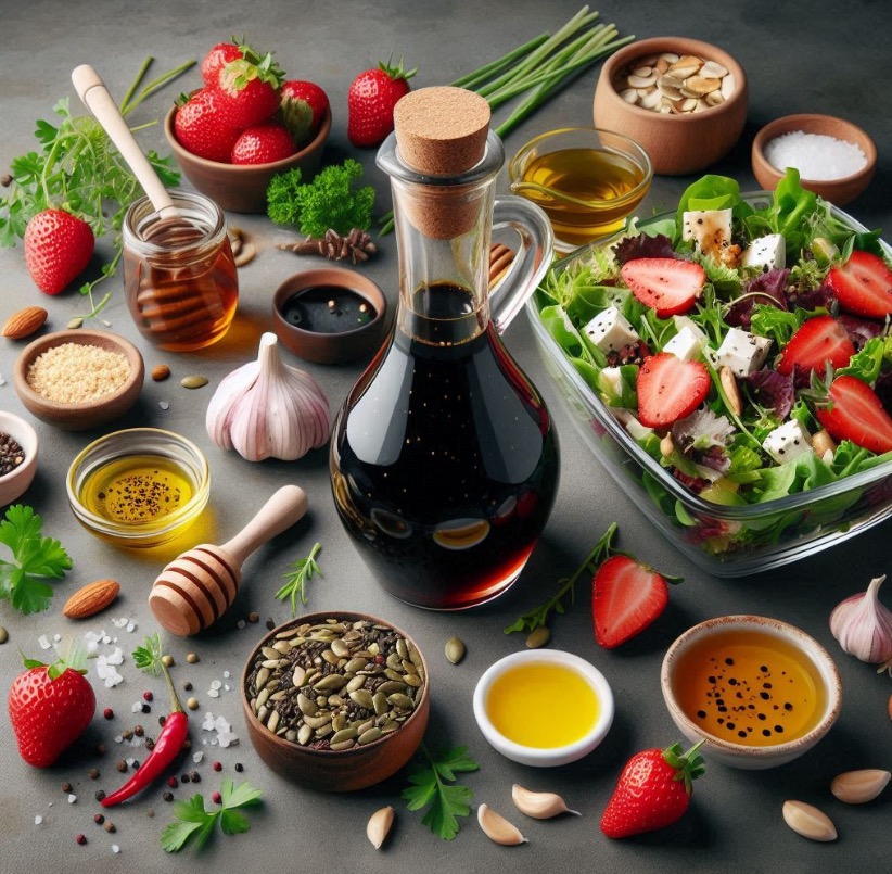 Strawberry Balsamic Salad Dressing Recipe