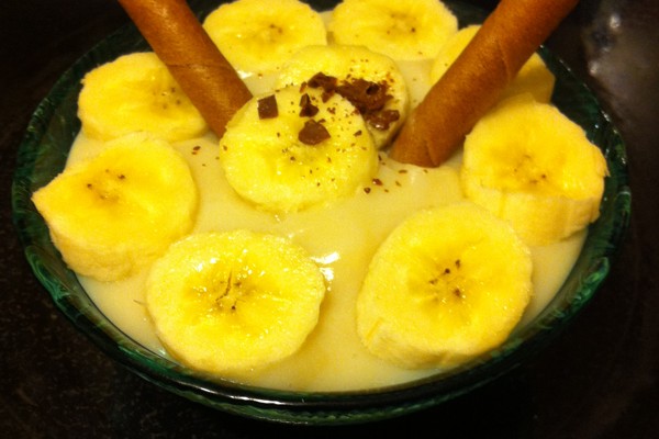 vanilla pudding recipe with bananas
