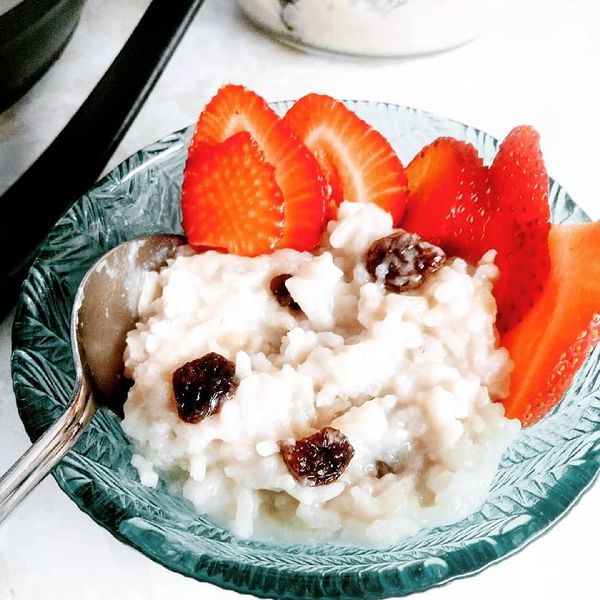 Instant Pot Almond Milk Rice Pudding Sylvia's Kitchen Sync